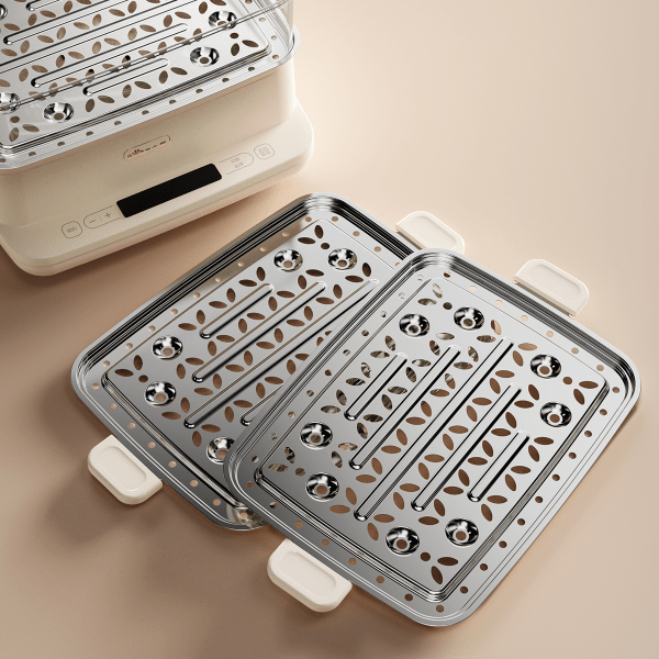 Nồi hấp điện 3 tầng 12L Bear DZG-CA2G2 - Ảnh 9