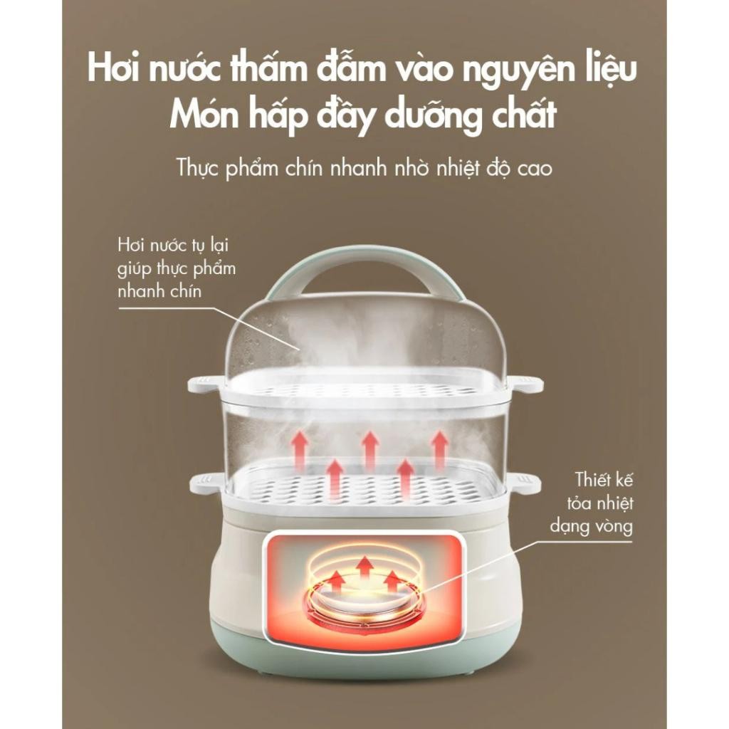 Nồi hấp thức ăn đa năng BEAR DZG-C60Q8 (EFS-4H60V) - Ảnh 5