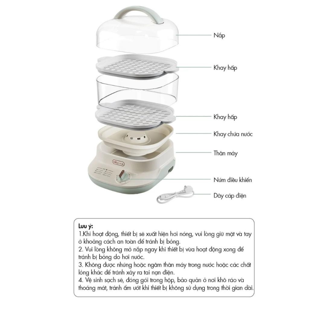 Nồi hấp thức ăn đa năng BEAR DZG-C60Q8 (EFS-4H60V) - Ảnh 6