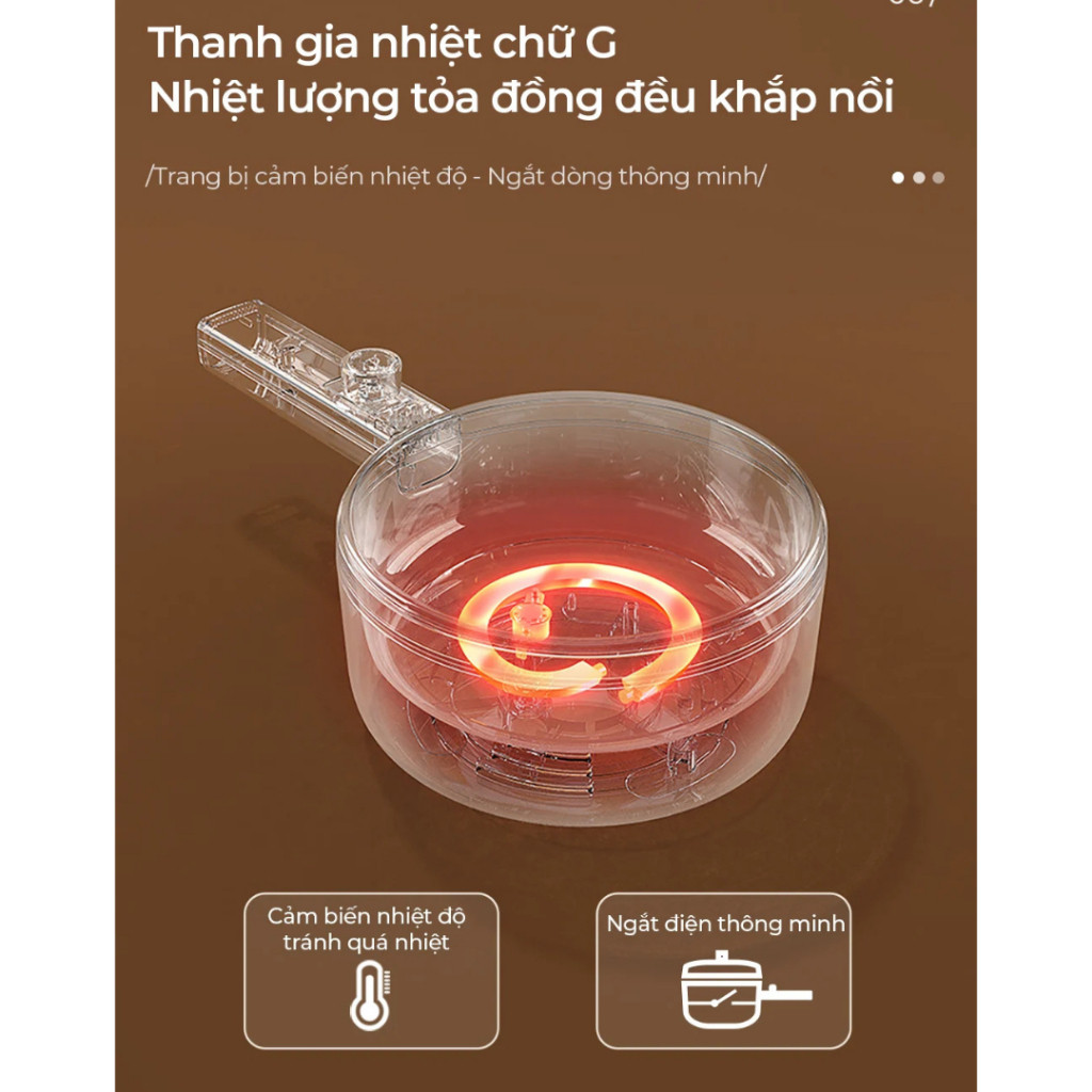 Nồi điện đa năng 1.6L Bear DRG-P16M2 (MC-4H16U) - Ảnh 6