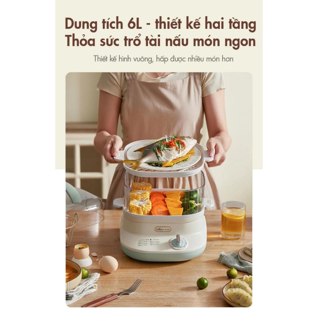 Nồi hấp thức ăn đa năng BEAR DZG-C60Q8 (EFS-4H60V) - Ảnh 3