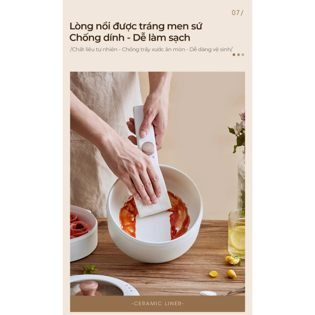 Nồi điện đa năng 1.6L Bear DRG-P16M2 (MC-4H16U) - Ảnh 7