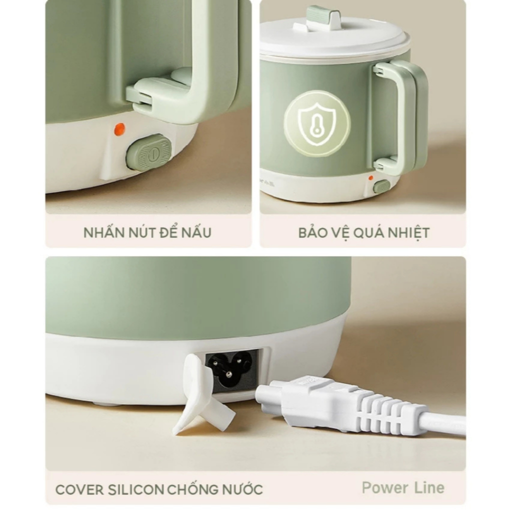 Nồi lẩu điện mini 1.2L Bear DRG-Z12K1 (MC-4H12J) - Ảnh 3