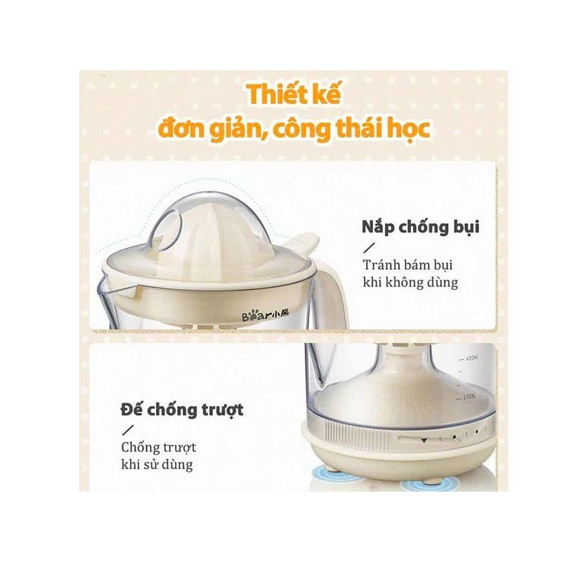 Máy vắt cam tự động Bear CZJ-A04B1 (JU-4H04X) - Ảnh 8
