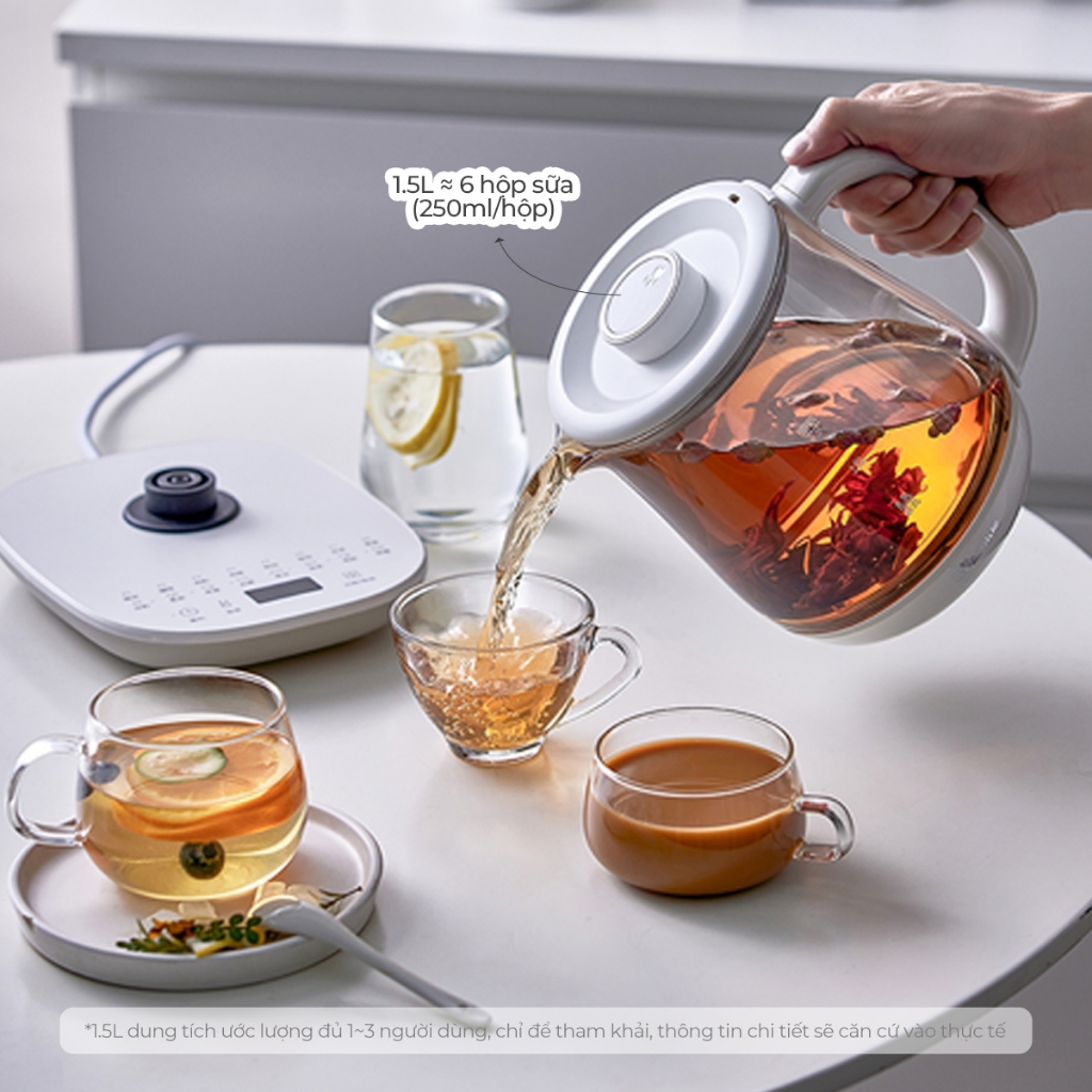 Bình trà đa năng 1.5L Bear YSH-D15V7 (HK-5H15N21) - Ảnh 7