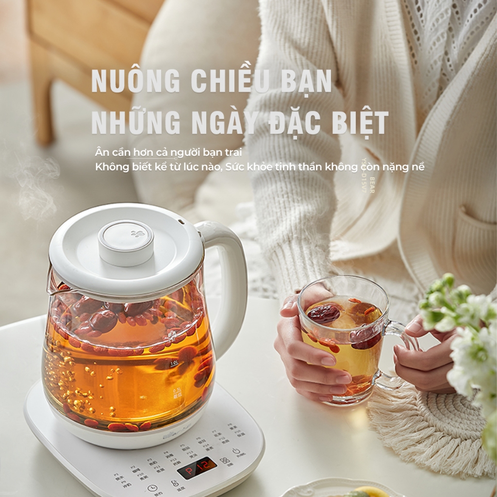 Bình trà đa năng 1.5L Bear YSH-D15V7 (HK-5H15N21) - Ảnh 2