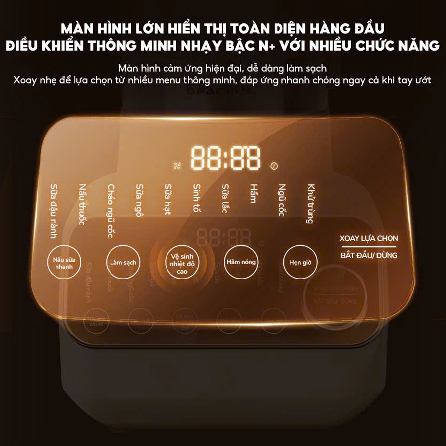 Máy xay nấu làm sữa từ hạt Bear PBJ-D12V6 (HB-4H12V) - Ảnh 2