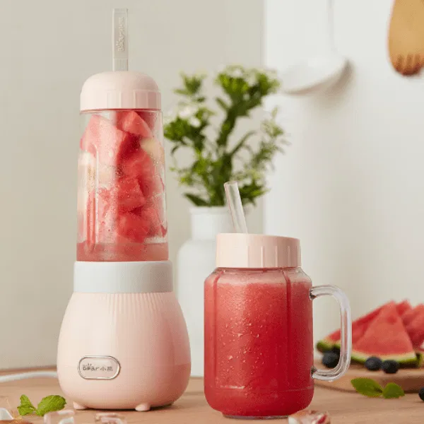 Máy xay sinh tố cầm tay 0.4L + 0.35L 2 cối 150W Bear BL-4H04M (LLJ-C04W1) - Ảnh 6